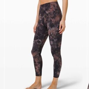 Lululemon Align Pant 25" Diamond Dye
Graphite Grey Pink Pastel 7/8 Size 4